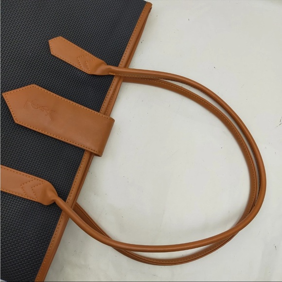 Yves Saint Laurent YSL Vintage Black Shoulder Bag / Tote EUC - Picture 6 of 14